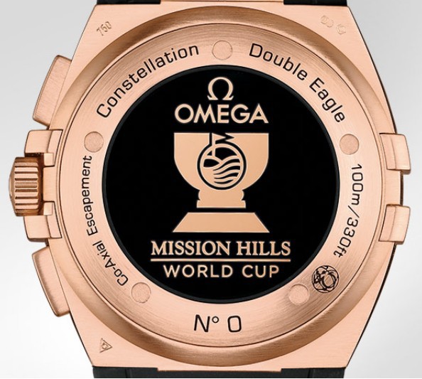 With red gold casebody, this replica Omega watch also gives people a luxurious feeling.